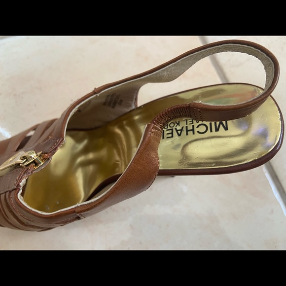 Michael Kors brown Wedge Platform sandals 8.5 - Picture 5 of 5